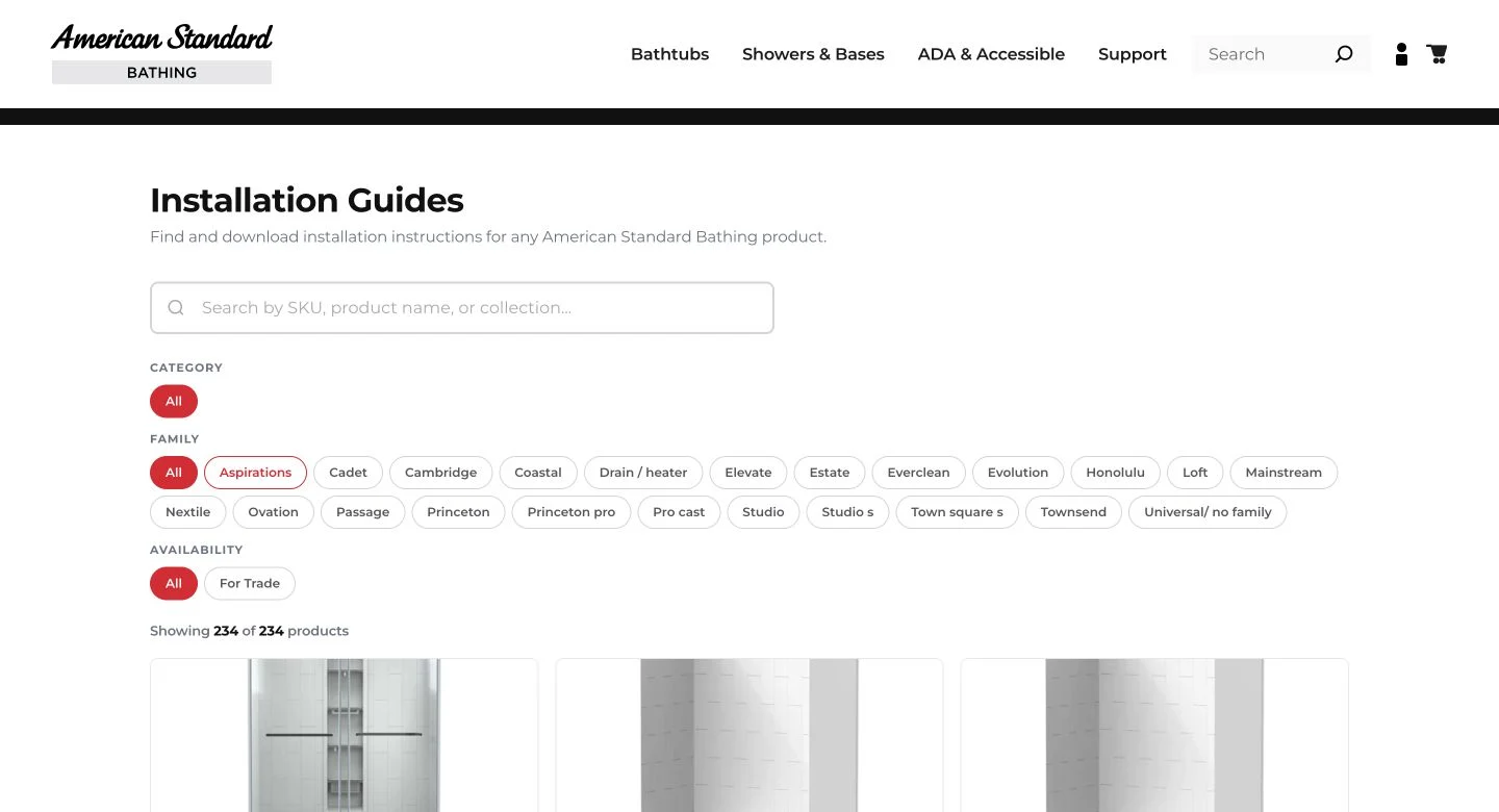 American Standard professional resource library