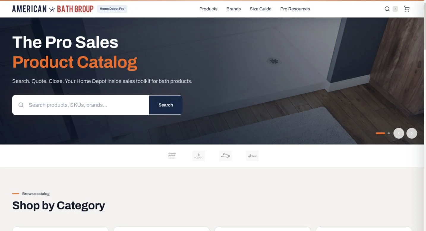 ABG Home Depot Pro Sales catalog